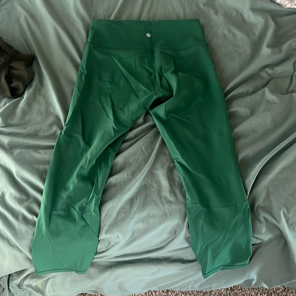 green lululemon leggings